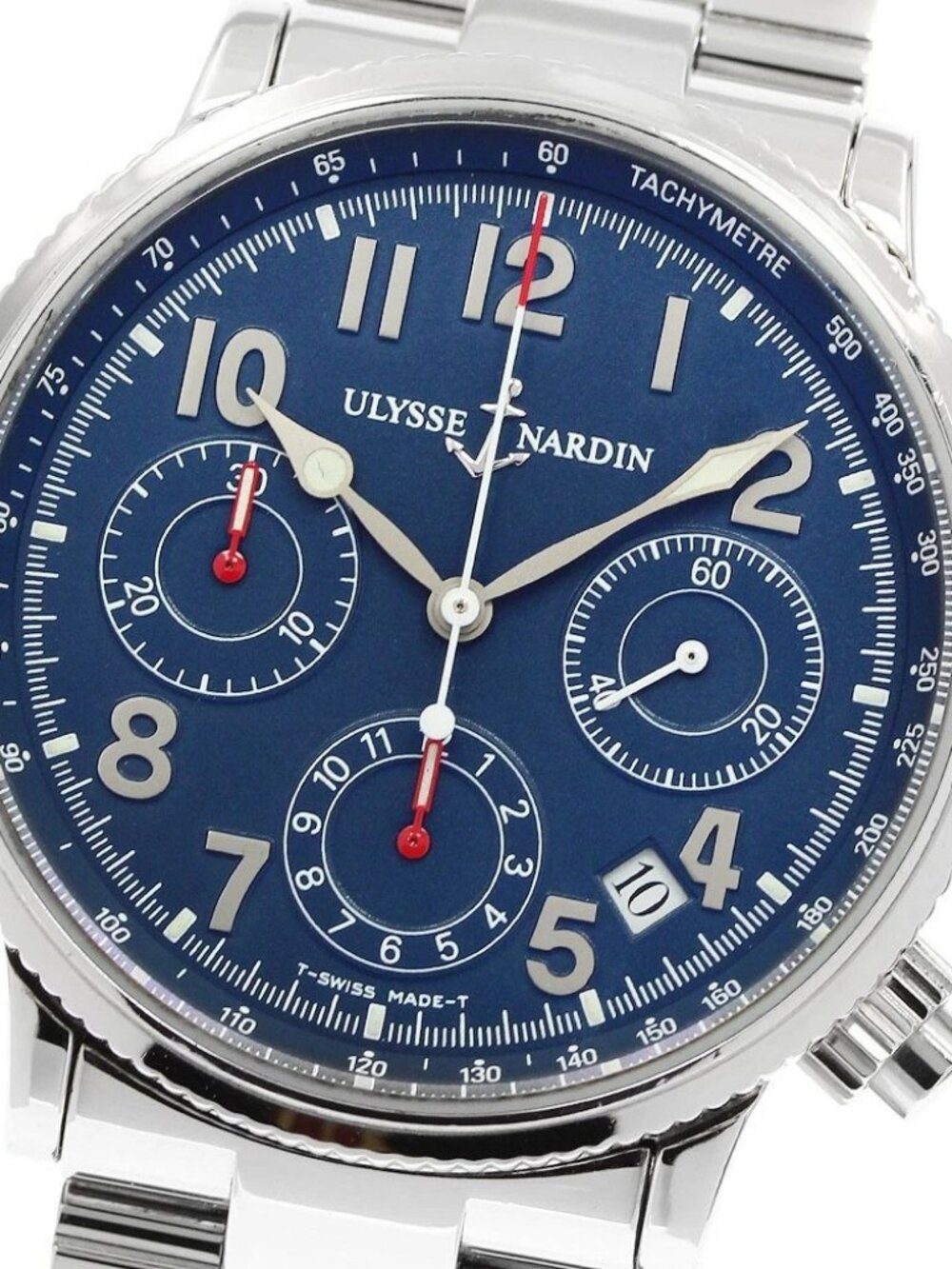 Ulysse Nardin Marine Chronograph Navy Dial Automatic Men's Watch_960712